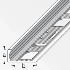 Fundamo Winkelprofil 8 mm silber