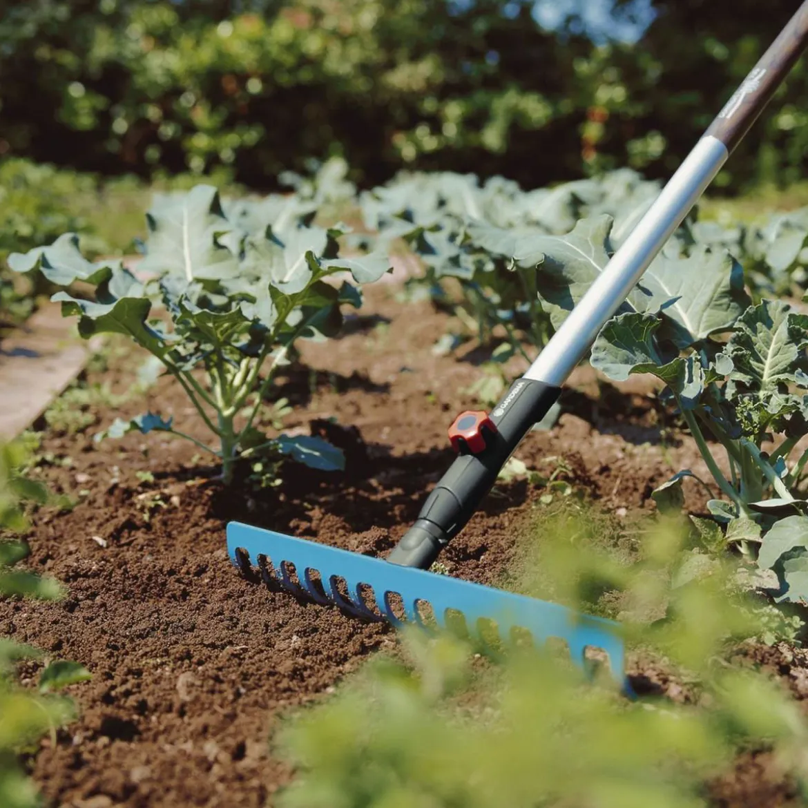 GardenaCombisystem Rechen 14 Zinken 36 cm