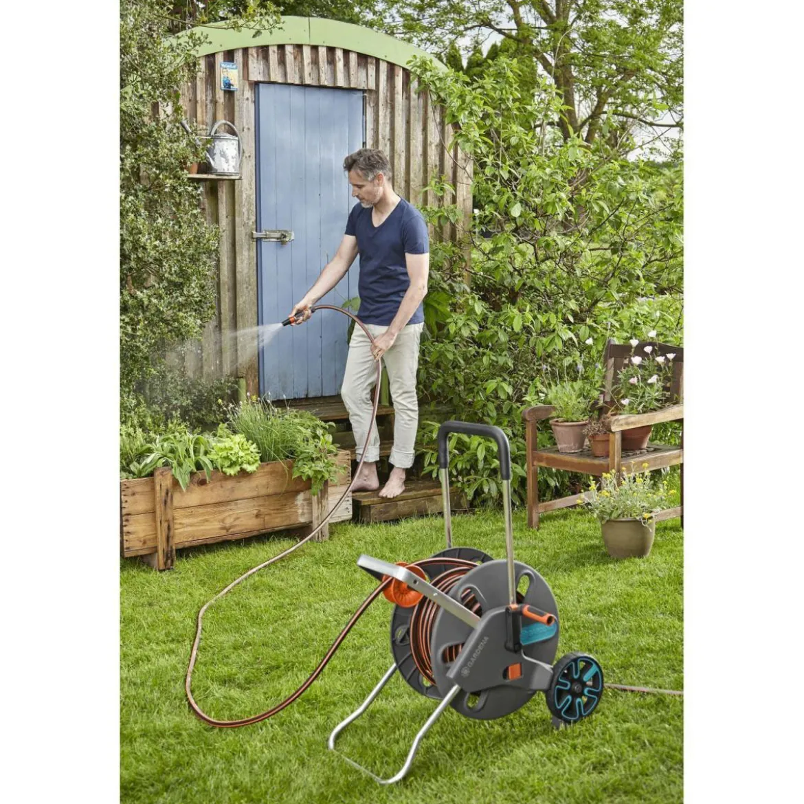GardenaSchlauchwagen AquaRoll L Easy