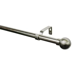 Gardinenstange Kugel Dm 16/19mmMetall ausziehbar 190-360cm