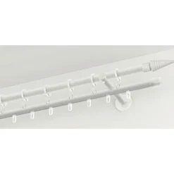 GardiniaGardinenstange Chicago mit Innenlauf Durchmesser 16 mm 160 cm weiß