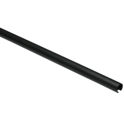 GardiniaGardinenstange Memphis mit Innenlauf Durchmesser 16 mm 120 cm schwarz matt