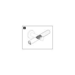 GardiniaVerbinder für Gardinenstangen mit Innenlauf Durchmesser 16 mm