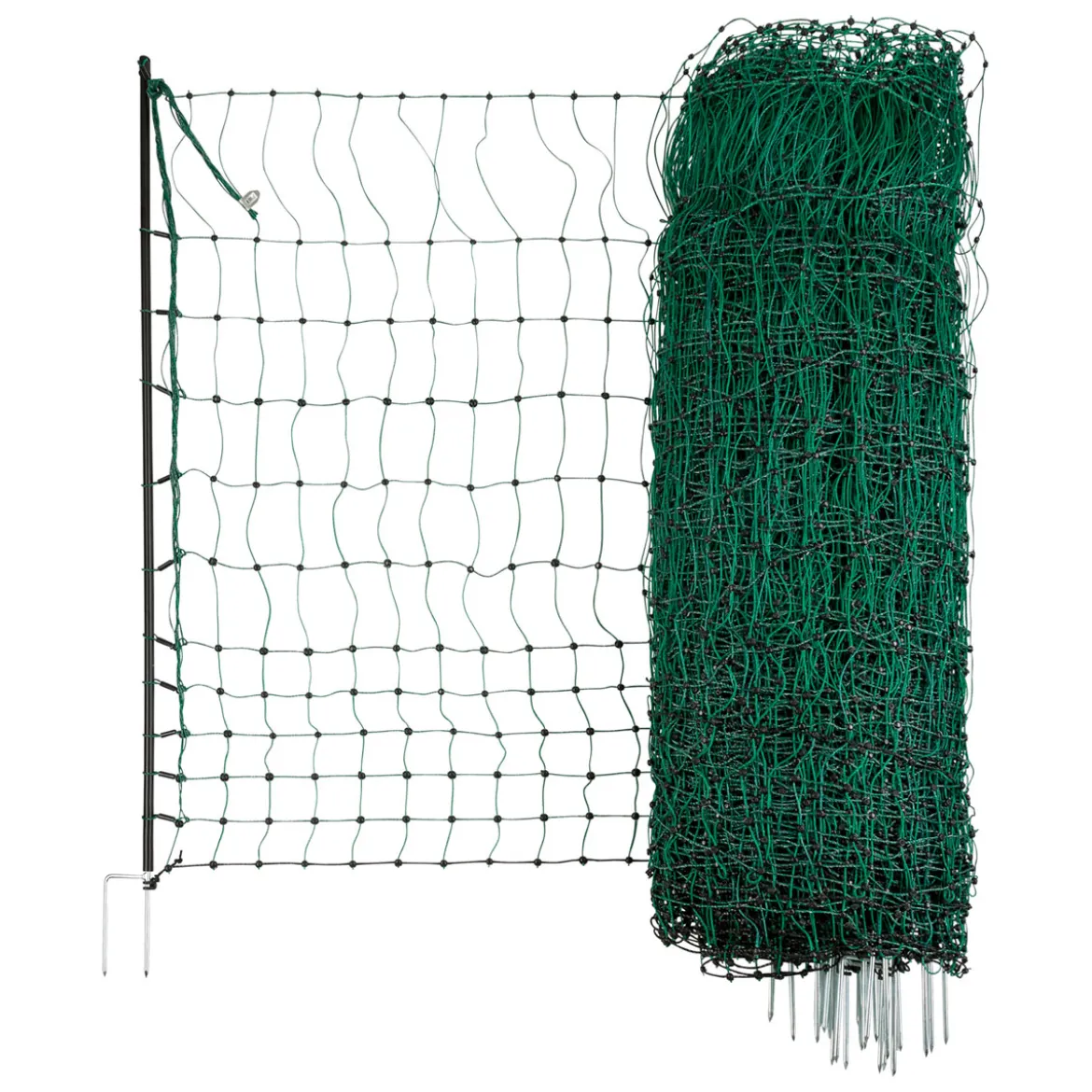 Geflügelnetz PoultryNet Doppelspitze 106 cm 50 m grün