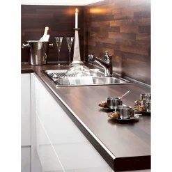Getaelements Küchenarbeitsplatte noce butcherblock 4100 x 600 x 39 mm