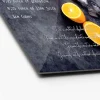 Glas-Art Orange 20 x 20 Glasbild