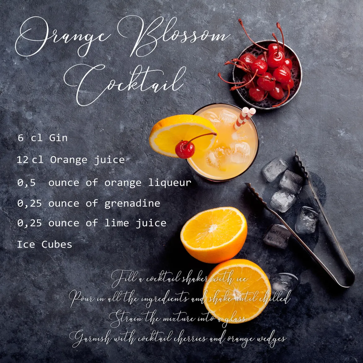Glas-Art Orange 20 x 20 Glasbild