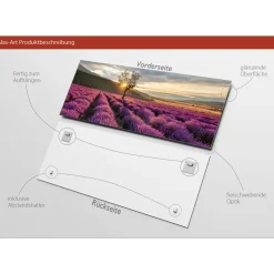 Glas-Art Silence 30 x 80 Glasbild