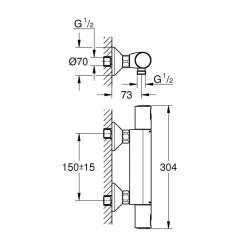 Grohe Brause-Thermostat Precision Start