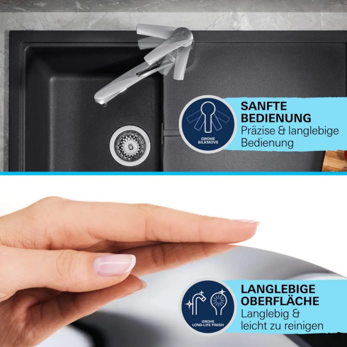 Grohe Einhand-Spültischbatterie Get 1/2"