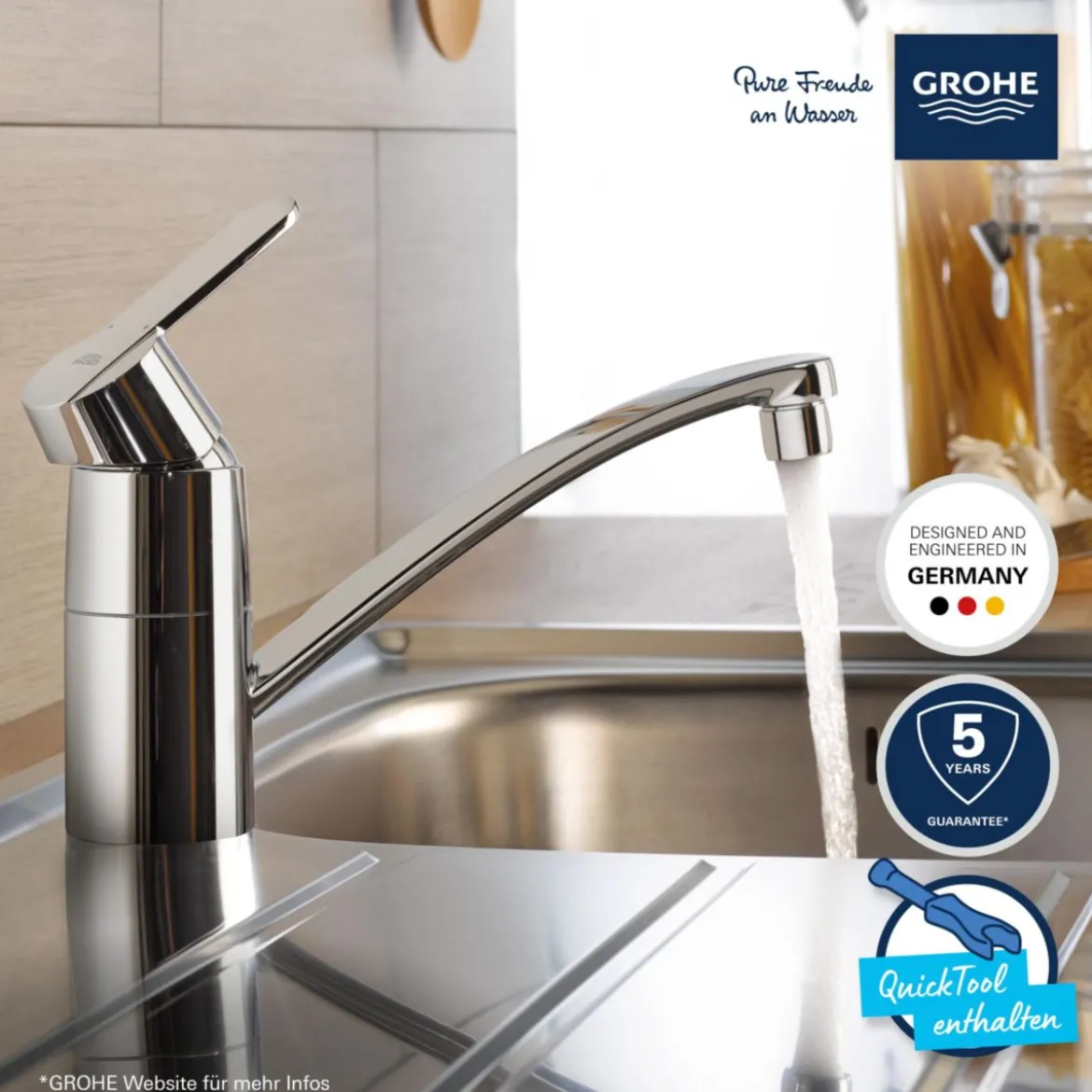 Grohe Einhand-Spültischbatterie Get 1/2"