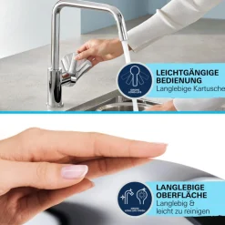 Grohe Einhand-Spültischbatterie Start Edge 1/2