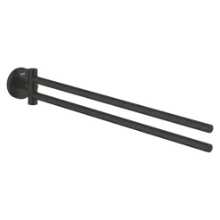 Grohe Handtuchhalter doppelt matt schwarz