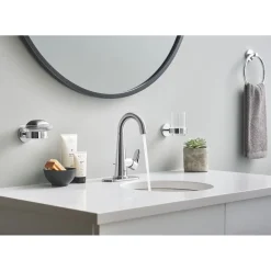 Grohe Handtuchring Essentials silber Durchmesser 18 cm