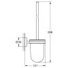 Grohe Toilettenbürstengarnitur Essentials 12,1 x 39,8 cm