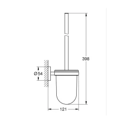 Grohe Toilettenbürstengarnitur chrom