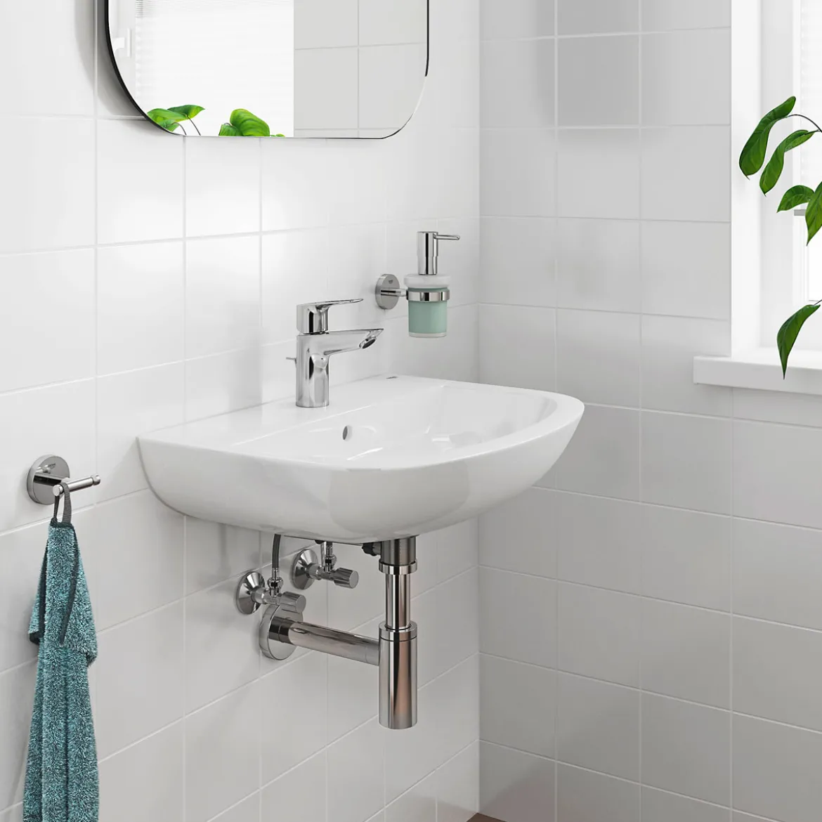Grohe Waschtischarmatur Start Loop chrom