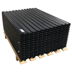 Guttanit+ Wellplatte 76/18 Mini1200x900mm schwarz