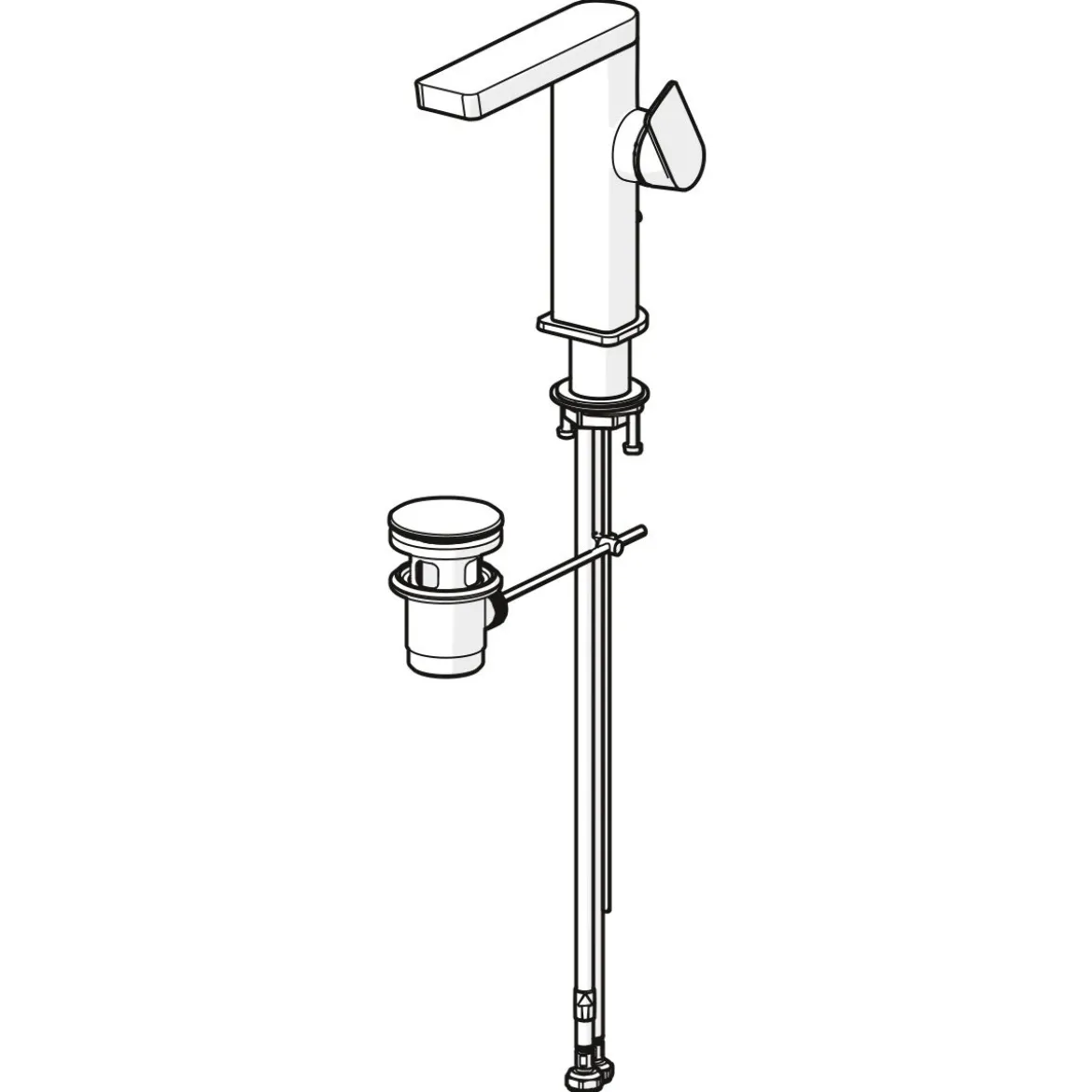 Hansa Waschtischarmatur „Stela Eco“ Chrom