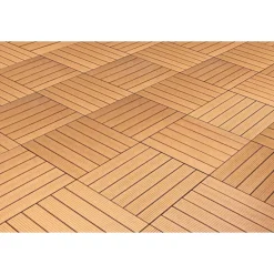 Hartmann WPC-Klickfliese braun 60 x 60 cm