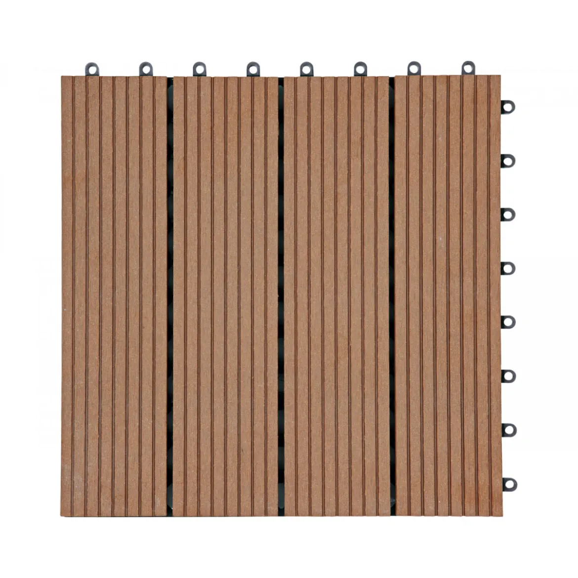 HartmannWPC-Klickfliese braun 30 x 30 cm