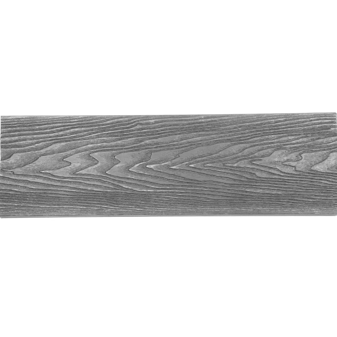 Hartmann WPC-Terrassendiele grau geriffelt 200 x 14,5 x 2,3 cm