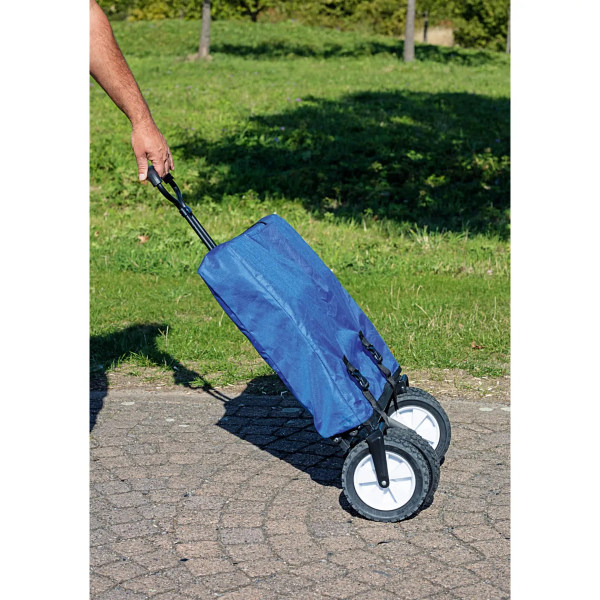 Haveson Bollerwagen faltbar 89 x 59 x 48 cm blau