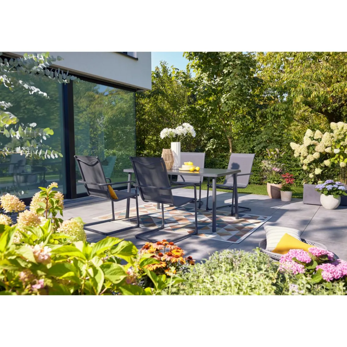 Haveson Gartenmöbel-Set Colmar anthrazit
