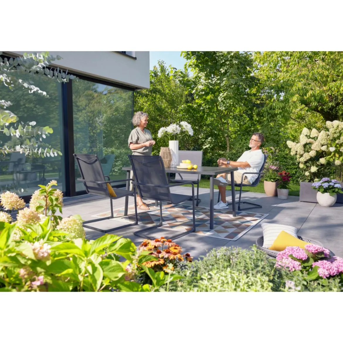 Haveson Gartenmöbel-Set Colmar anthrazit