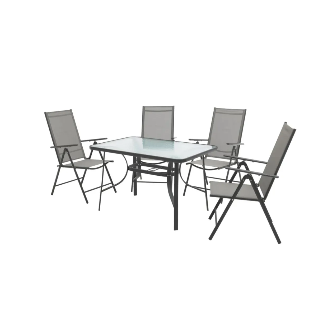 Haveson Gartenmöbelset Leipzig 5-teilig