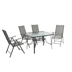 Haveson Gartenmöbelset Leipzig 5-teilig
