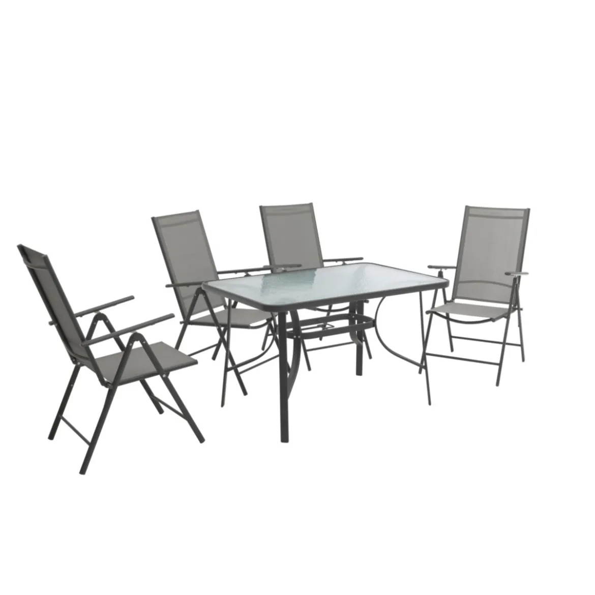 Haveson Gartenmöbelset Leipzig 5-teilig