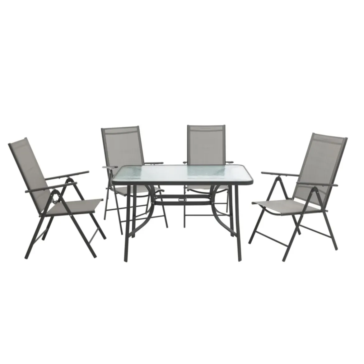 Haveson Gartenmöbelset Leipzig 5-teilig