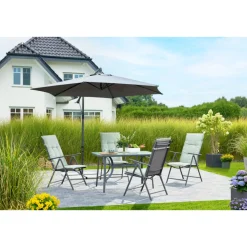 Haveson Gartenmöbelset Leipzig 5-teilig