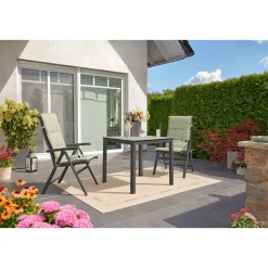 Haveson Gartentisch Trentino 80x73x80cm