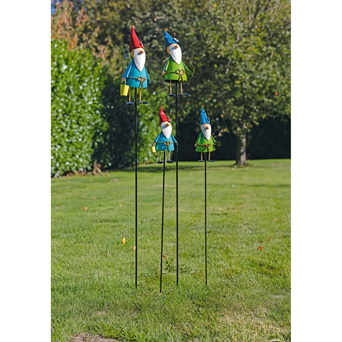 Haveson Metallstecker Zwerg 68 cm mehrere Farben