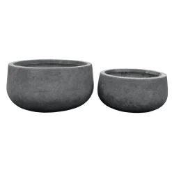 Haveson Pflanzgefäßserie Wiped Grey