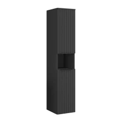 Hochschrank Amy, 35cm, 2 Türen, 1 Schublade