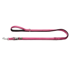 Hunter Führleine Neopren himbeer-schwarz 200 x 1,5 cm