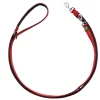 Hunter Führleine Neopren rot-schwarz 200 x 1 cm