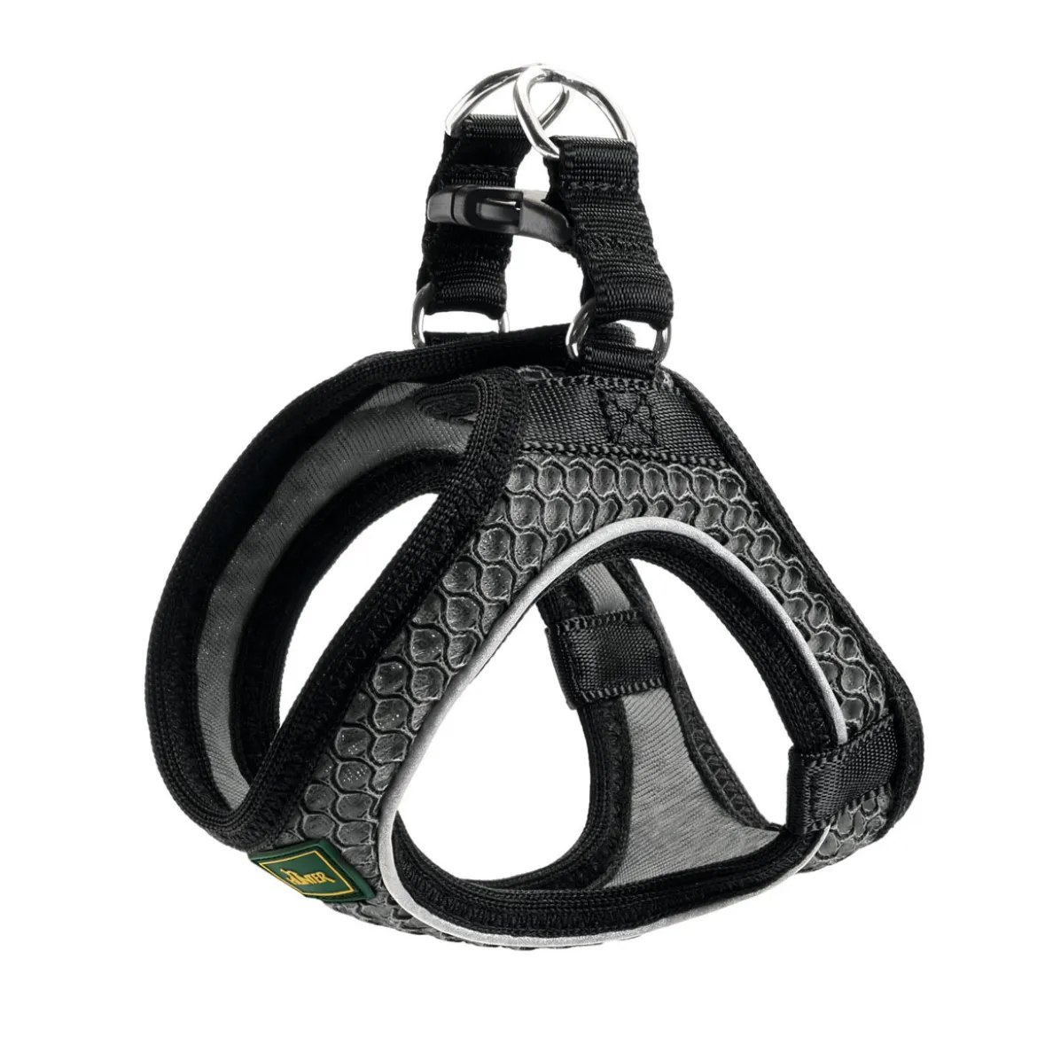 Hunter Geschirr Hilo Comfort Manthrazitreflektierend 58-65cm Mesh