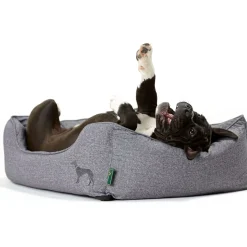 Hunter Hundesofa Boston grau 80 x 60 cm Größe M