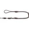 Hunter Verstellbare Führleine Freestyle grau 8 mm