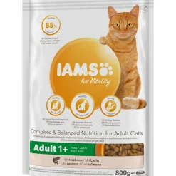 IAMS Trockenfutter Vital Katze mit Lachs 800 g