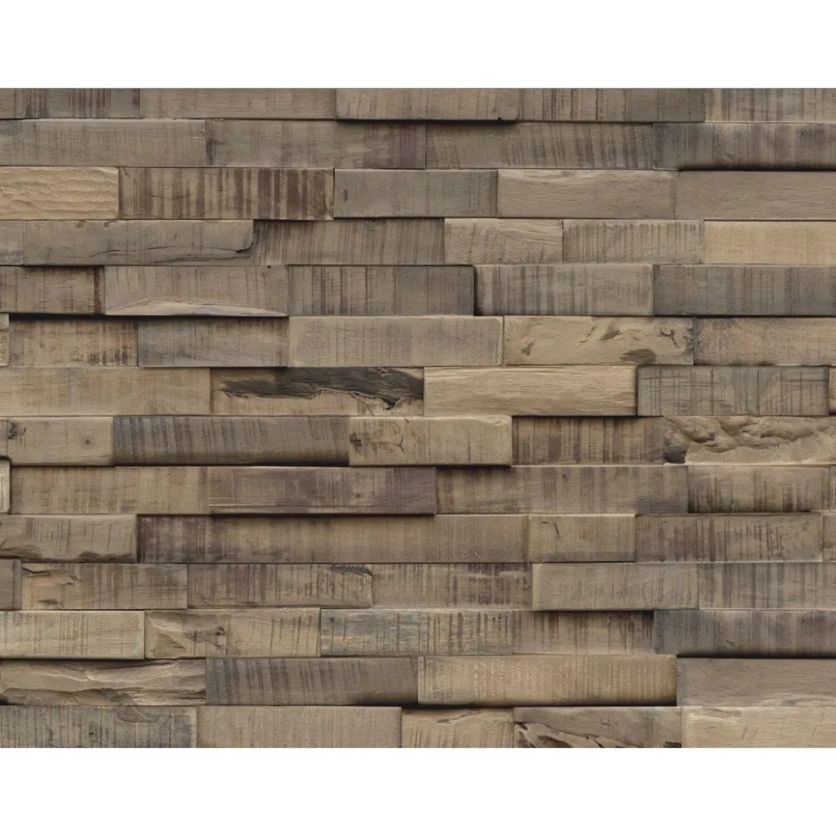 Indo Slimwood Hevea Stone Washed Inh. 9Stueck, 560x200x8-18 mm