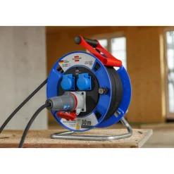 Kabeltrommel CEE 30m H07RN-F3G1,51xCEE 16A/400V 2xSchuko 230V