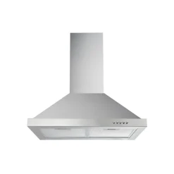Kaminhaube Edelstahl, 60 cm, respektaEEK A, 3 Leistungsstufen LED-Beleuchtung