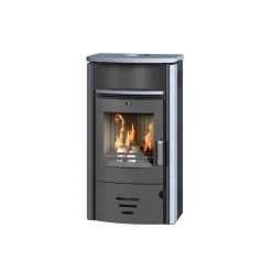 Kaminofen Stockholm 4.0 6,5kW GranitAnschl. oben 150mm