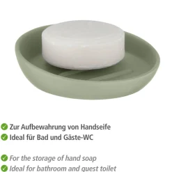 Keramik Seifenablage Mod. Badi lindgruen