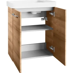 Keramik WT GWC 55,5x16x30 cm li. weissf. WT-Unterschraenke Milano GWC 8433x